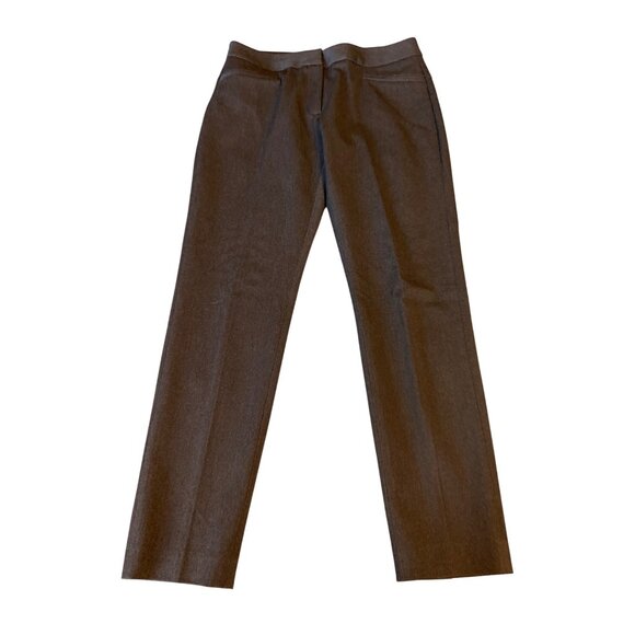 Elliott Lauren Womens Dress Pants Size 2 Gray Slim Fit Career Academia - Picture 1 of 10